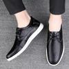 Spring autumn Gentleman Oxfords Leather Shoes lace up outdoor Luxury Goods Men Shoes Fashion Casual Formal Business Male flats