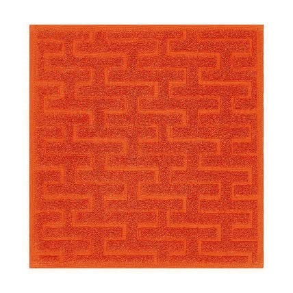 

HERMES Carré Towel Square Hand Towel (Parallel Import) (Orange)