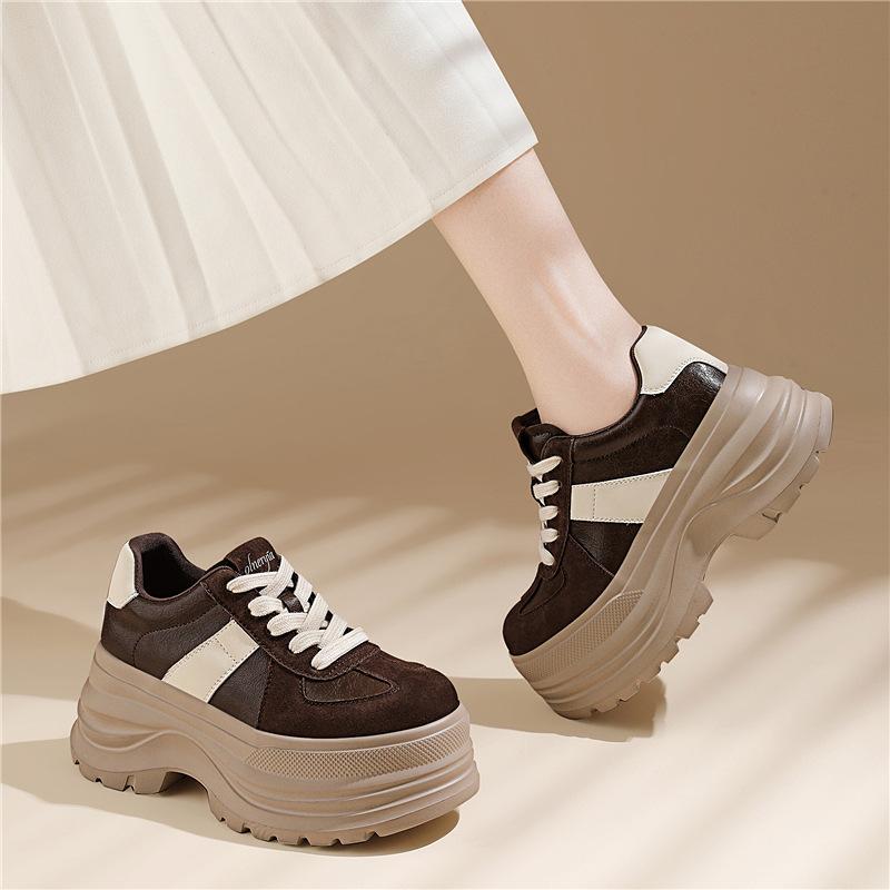 Small Casual CM Height Increase Autumn and Winter Versatile Light Casual Sports Platform Shoes