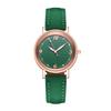 Women Faux Leather Strap Watch Luminous Round Dial Analog Watch Minimalist Ladies Casual Formal Wristwatch Gifts for Her