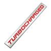 Car Styling Turbocharged 3D Metal Alloy Adhesive Emblem Rear Trunk Badge Fender Sticker Car Body Logo Decal Auto Accessory