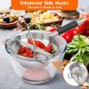 Manual Vegetable Mill Stainless Steel Food Mill Strainer Potato Strawberry Jam Masher Grinder with 3 Replaceable Milling Disc