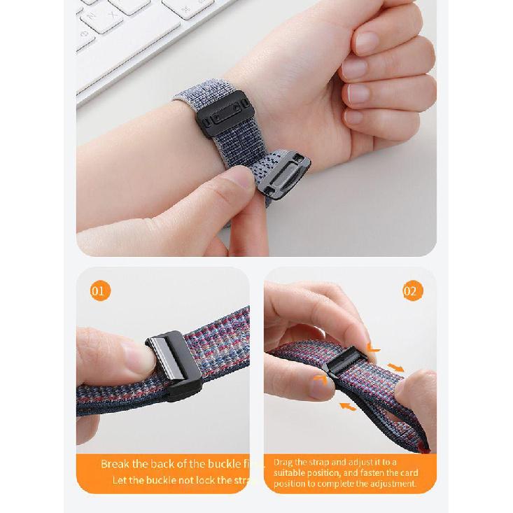 Metal Magnetic Buckle Nylon Strap for Apple Watch 3-1 49mm 11 10 46mm 42mm Breathable Band IWatch 9 8 7 6 5 SE 45mm 41mm 44mm 40 3