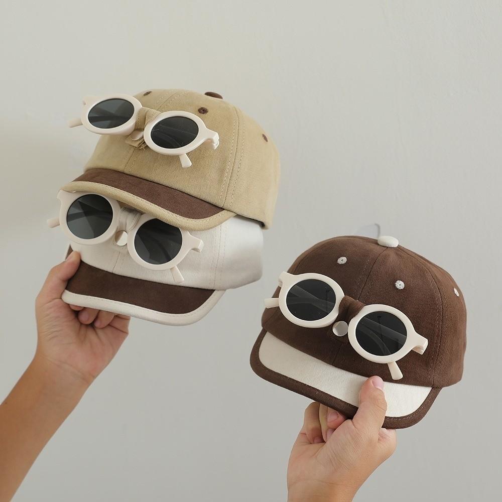 Adjustable Baby Hat Detachable Baseball Cap New Sun Hat Unisex