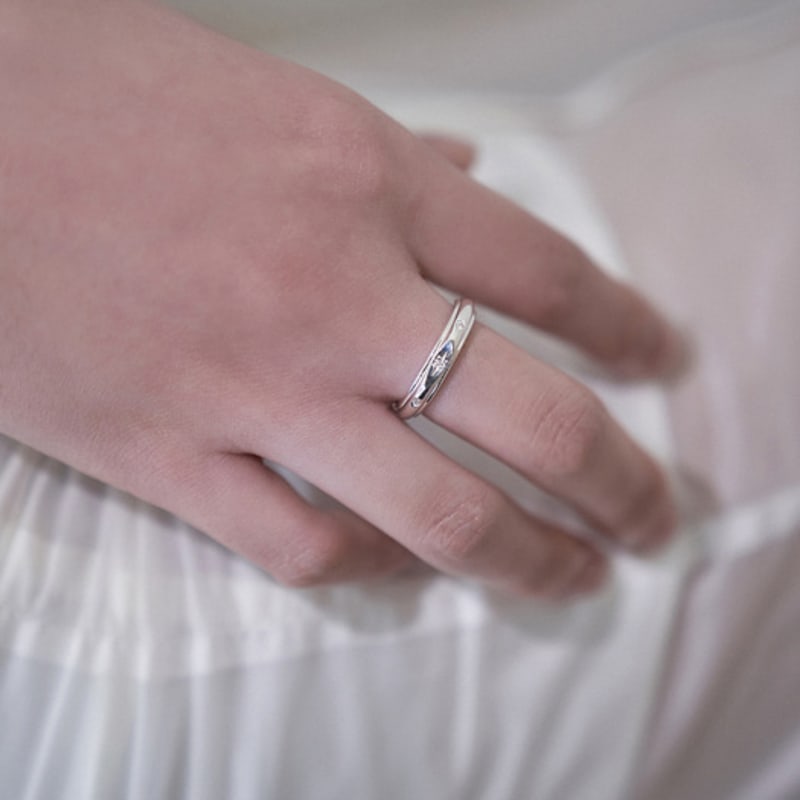 ANOTHER CELL Celeste Noir Ring