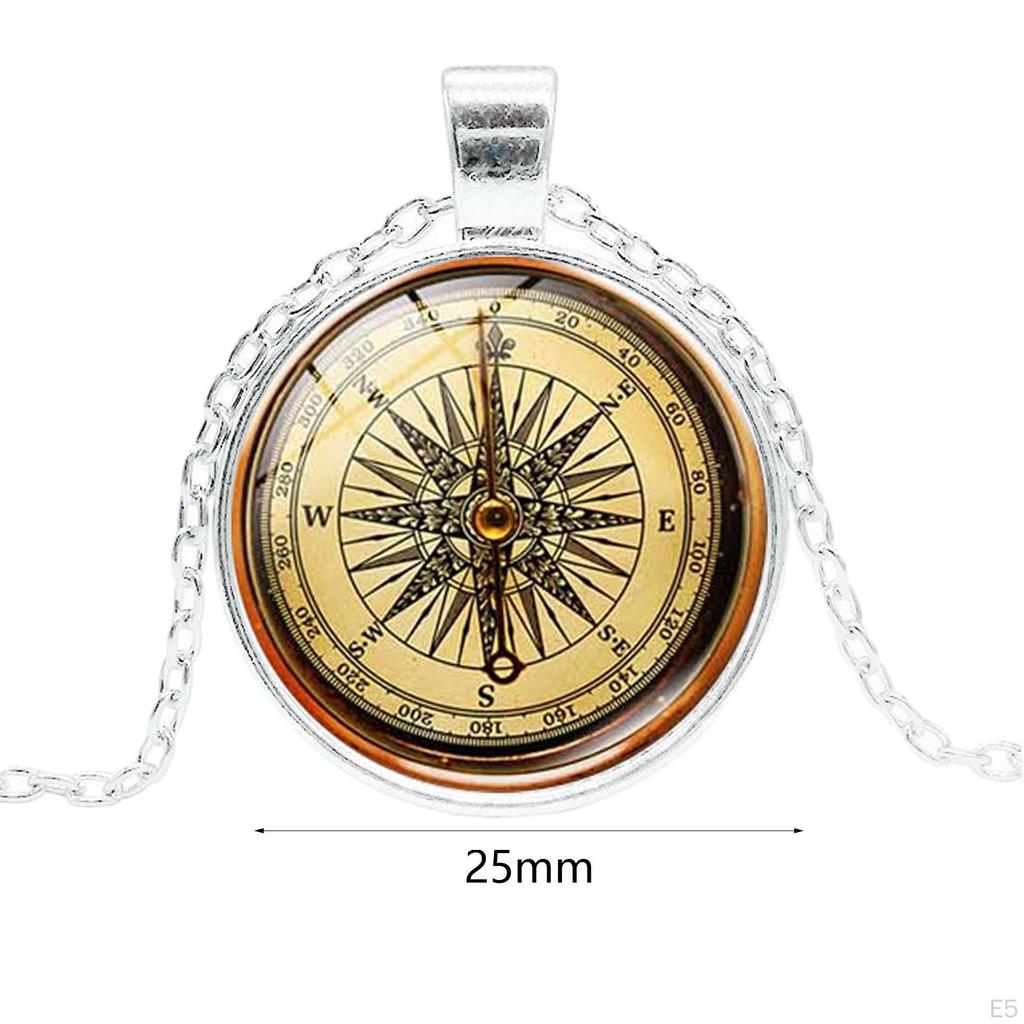 Compass Necklace Son Gifts from Mom Unique Jewelry Father's Day Gift Pendant
