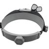 Portable Headband Magnifier Loupe Head Magnifying Glass Lens Jewelry Watch Repair Watchmaker Magnifier with 2 LED Light