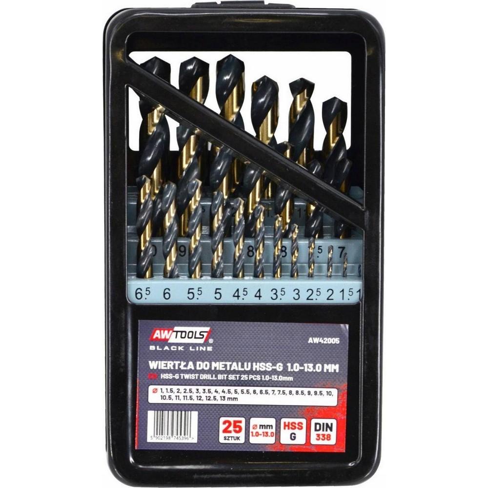 AW Tools HSS Steel Drill Bit Set (Pack of 25)
