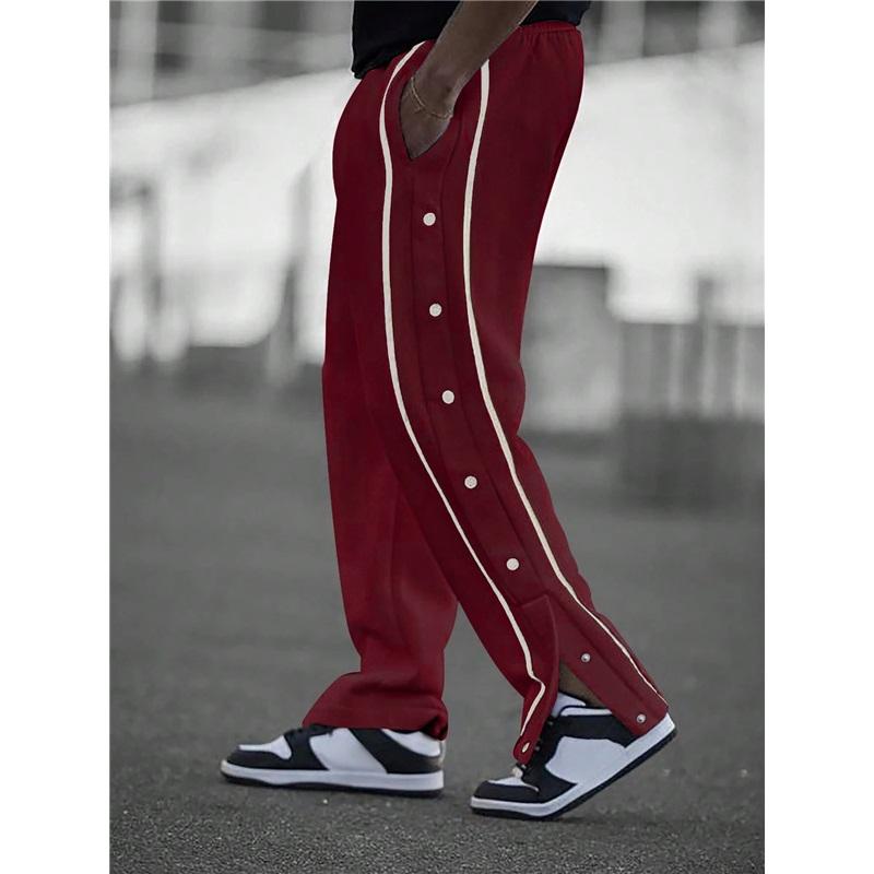 Men's Button Casual Pants Urban Retro Men's Comfortable Fashion Fashion Casual Pants With Cuffs