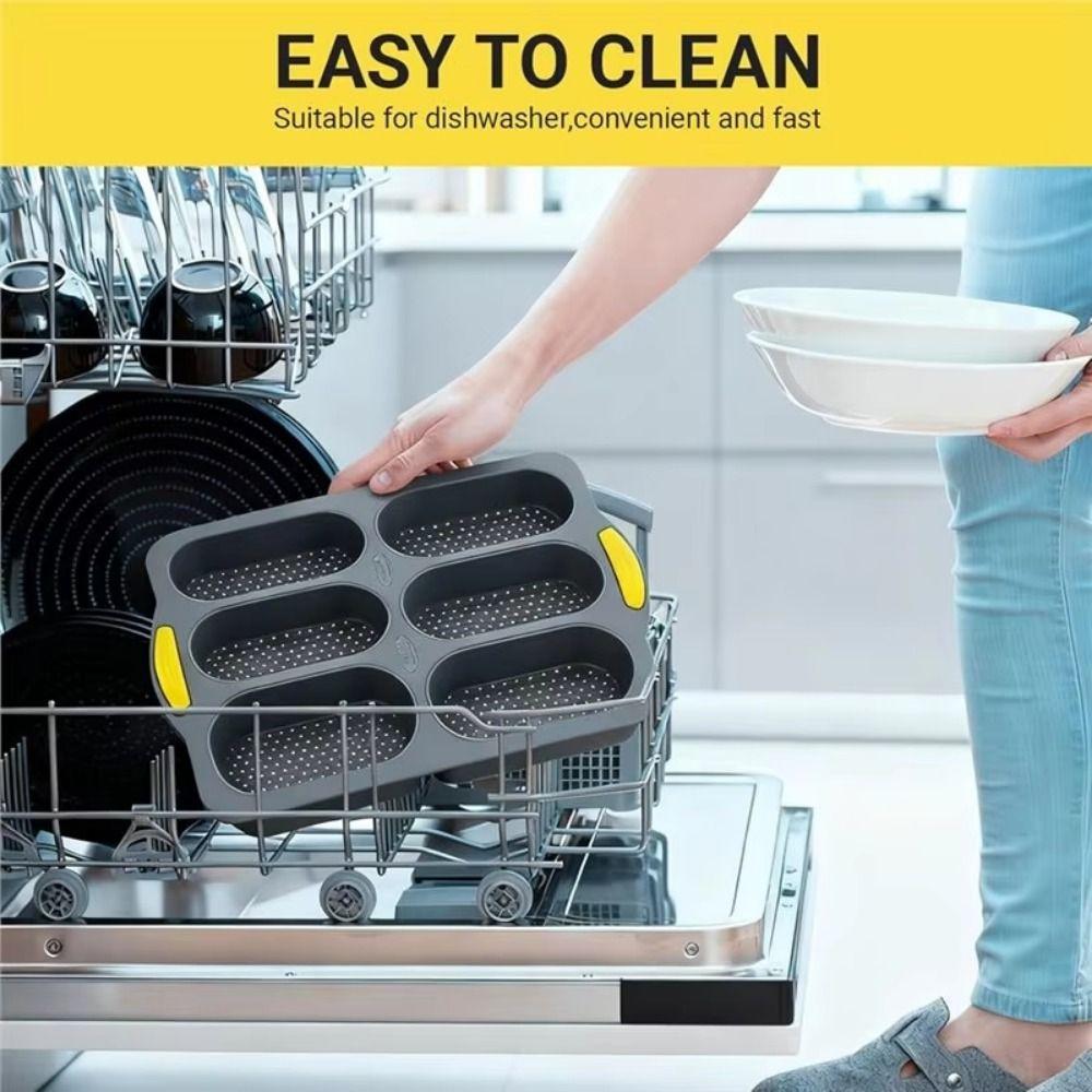 Non-Stick Silicone Baking Mold Food Grade Silicone Bake Tray Practical Bread Mould  DIY Kitchen