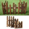 120cm Mini Fence Barrier DIY Miniature Fairy Garden Fence Wooden Craft Figurine Ornament Dollhouse Decoration Accessory
