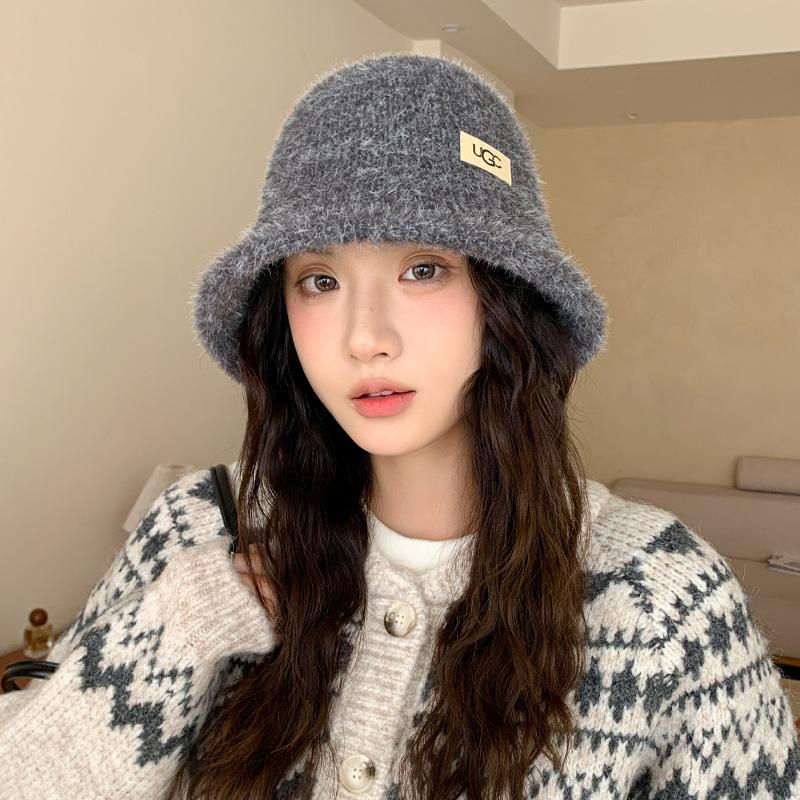 Winter Hat Women's Fleece Thickened Bucket Hat Warm Fashion Bucket Hat Windproof Basin Hat