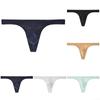 Soft Cotton Blend Men's G String Briefs Thong Panties Bikini Underwear