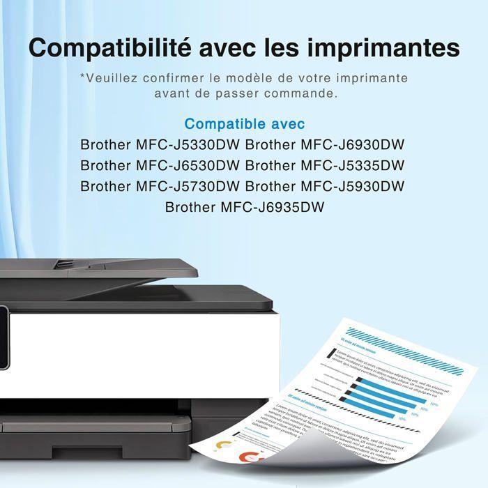 Cartouche d'Encre Compatible - LAMPE DU PARFUMEUR - LC3219XL LC3217 - 8 Cartouches - Multi-couleurs - 3000 pages