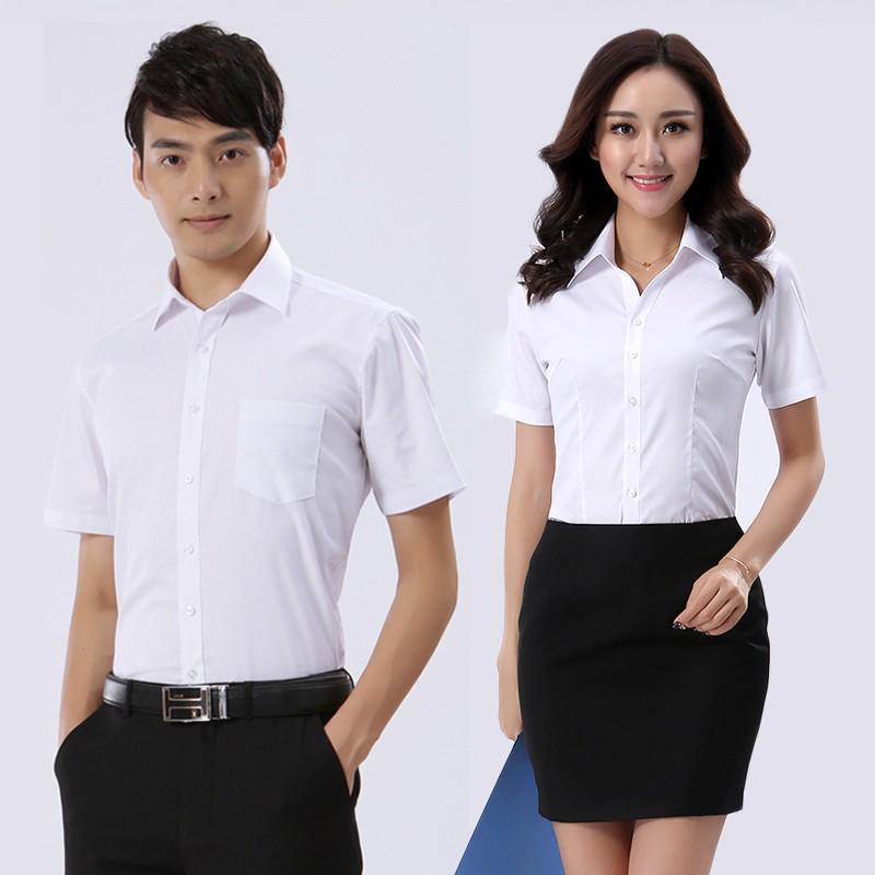 

Women s White Short-Sleeve Professional Blouse - Summer 2023 Workwear, Formal & Unisex Design Women 40/3XL