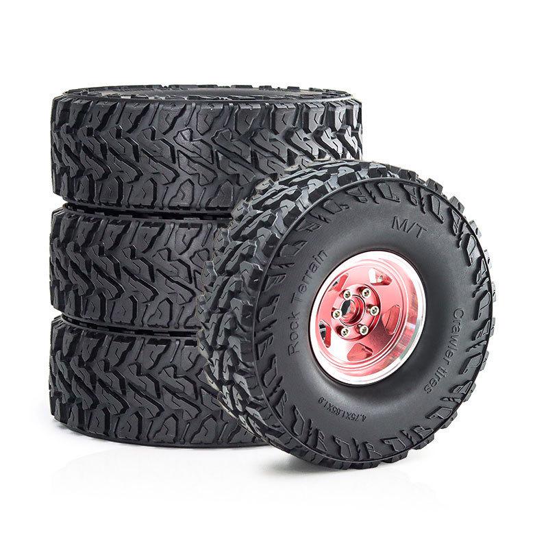 

1.9 Металеві колісні диски Шини для 1/10 масштабних рок-краулерів (TRX4, 90046, SCX10) D263