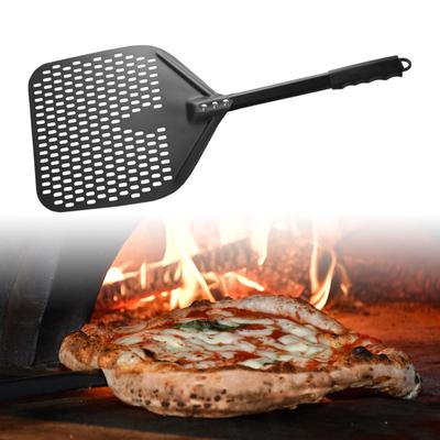 Pizzaschieber aus Metall, Turner, einfach zu bedienendes Werkzeug, Paddel zum Backen für Ofenkäse