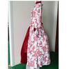 Long-sleeved Printed Temperament Palace Evening Dress Big Trumpet Sleeve Dress