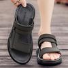 2024 Summer Fashion Men Sandals Man Beach Leather Sandals Luxury Sandals Men Outdoor Beach Casual Shoes Cheap Male Sandals