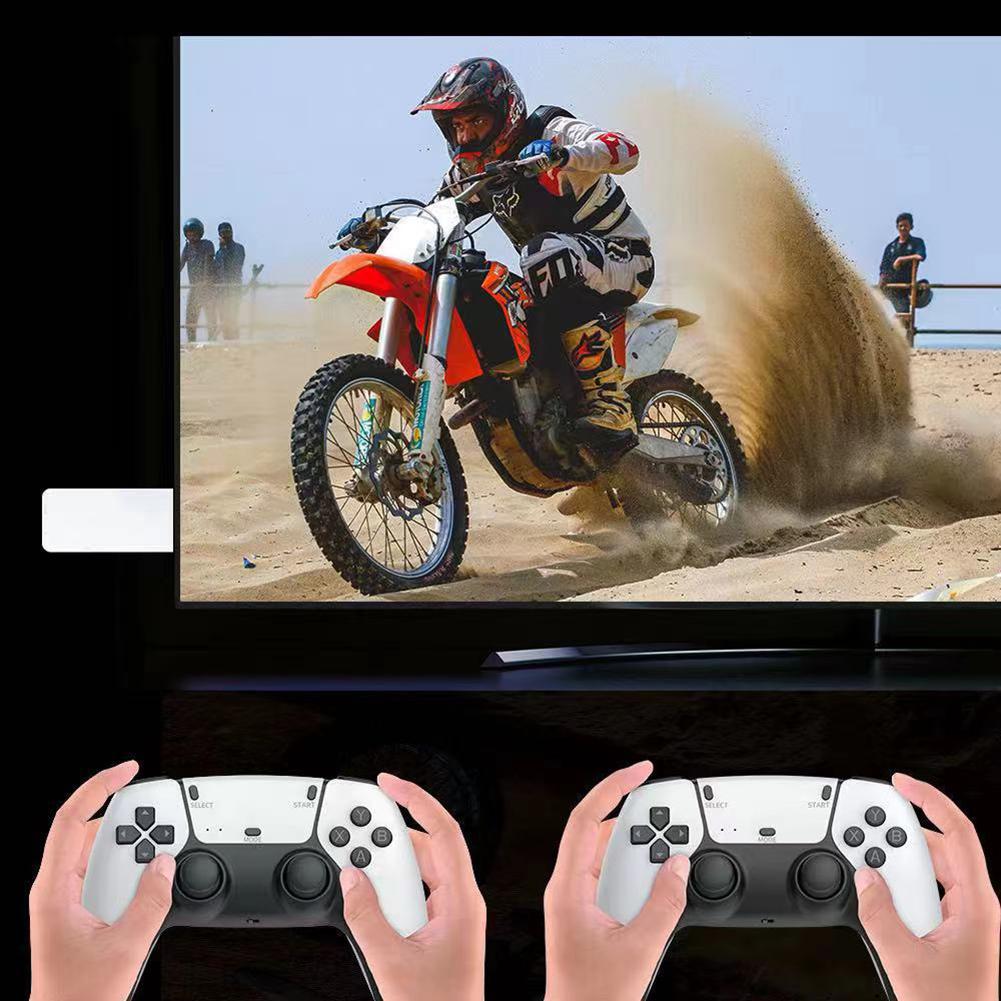 Gaming Consoles Retro Game Stick 58000+ Games TV Handheld Game Console 50 Emulators Wireless Controller for PS1 N64 DC