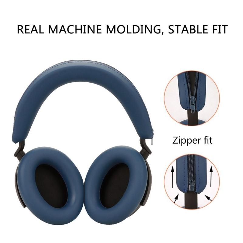 Silicone Earpads Ear Pads Head Beam Cover Ear Cushions Cover Earmuffs for ACCENTUM PLUS Gaming Headsets