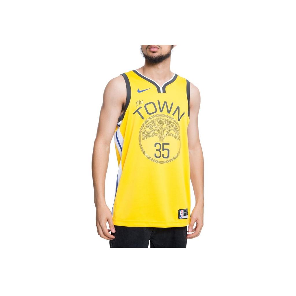 Nike NBA Limited Edition Jersey, Fan Edition, Golden State Warriors, Kevin Durant Men Tops Yellow BQ1159-729
