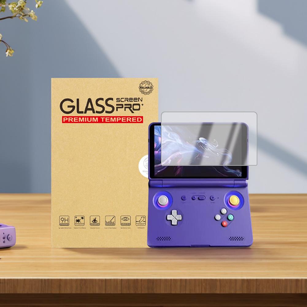 2Pcs Tempered Glass 9H HD Screen Protector Scratch-resistant for Retroid Pocket Flip 2 Game Console