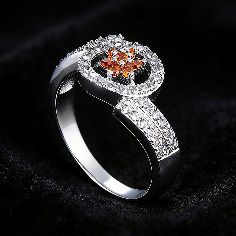 925 Silver Women's Wedding Engagement Ring with AAAA CZ Promise Gift 20 Styles