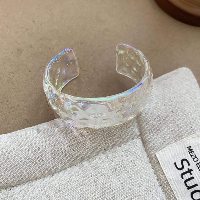 Symphony acrylic geometric irregular bracelet fashion versatile bracelet personality niche design sense jewelry women
