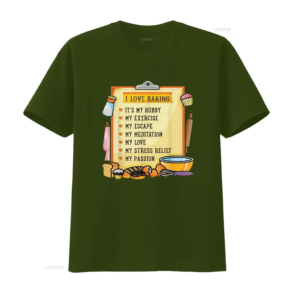 Baking Bakery Baker Lover Recipe Bread Mens T Shirt Black vintage Washed Top For Everyday Wear Versatile Breathable Soft Casual
