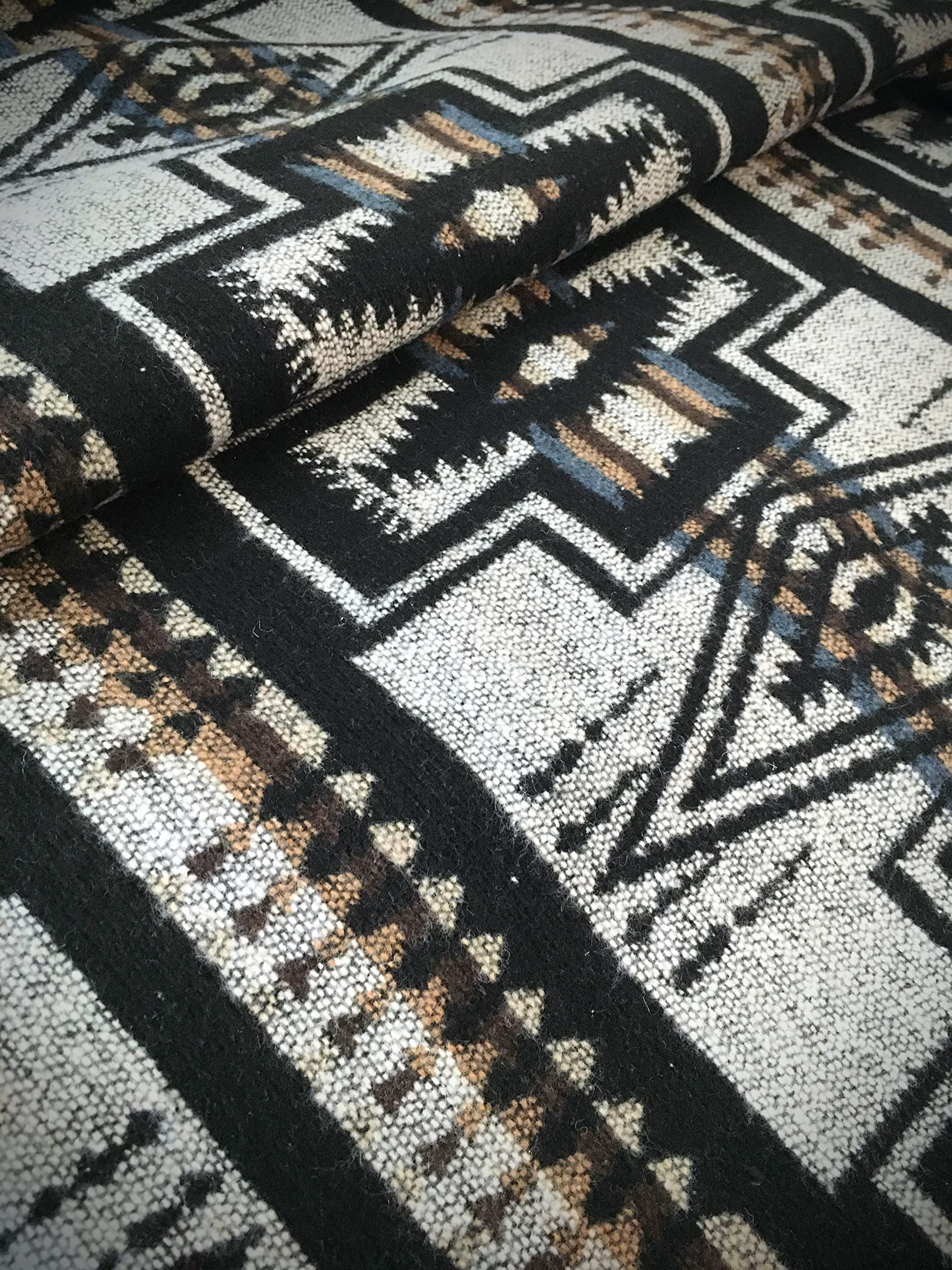 

Jacquard Thick Fabric Ortega Pattern Native American Pattern Fabric Fabric Scraps Denim Remake Interior Handmade Voice Indigenous Foundation 3 (Native