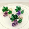 6pcs/lot Hotel Napkin Ring Western Food Fruit Grape Napkin Ring Napkin Button Wedding Valentine's Day Table Decoration