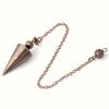 Metal Cone Pendulum for Dowsing Reiki Healing Divination Spiritual Pendulum Tool