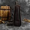 Retro Casual Backpack Men'S Leather Backpack Leather Schoolbag Travel Bag Direct Supply Explosive Travel Bag
