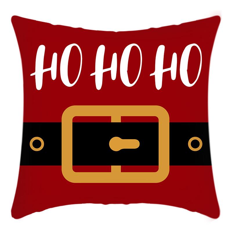 Grinch Linen Throw Pillowcase Holiday Sofa Office Cushion Pillowcase Green Furry Christmas Pillowcase