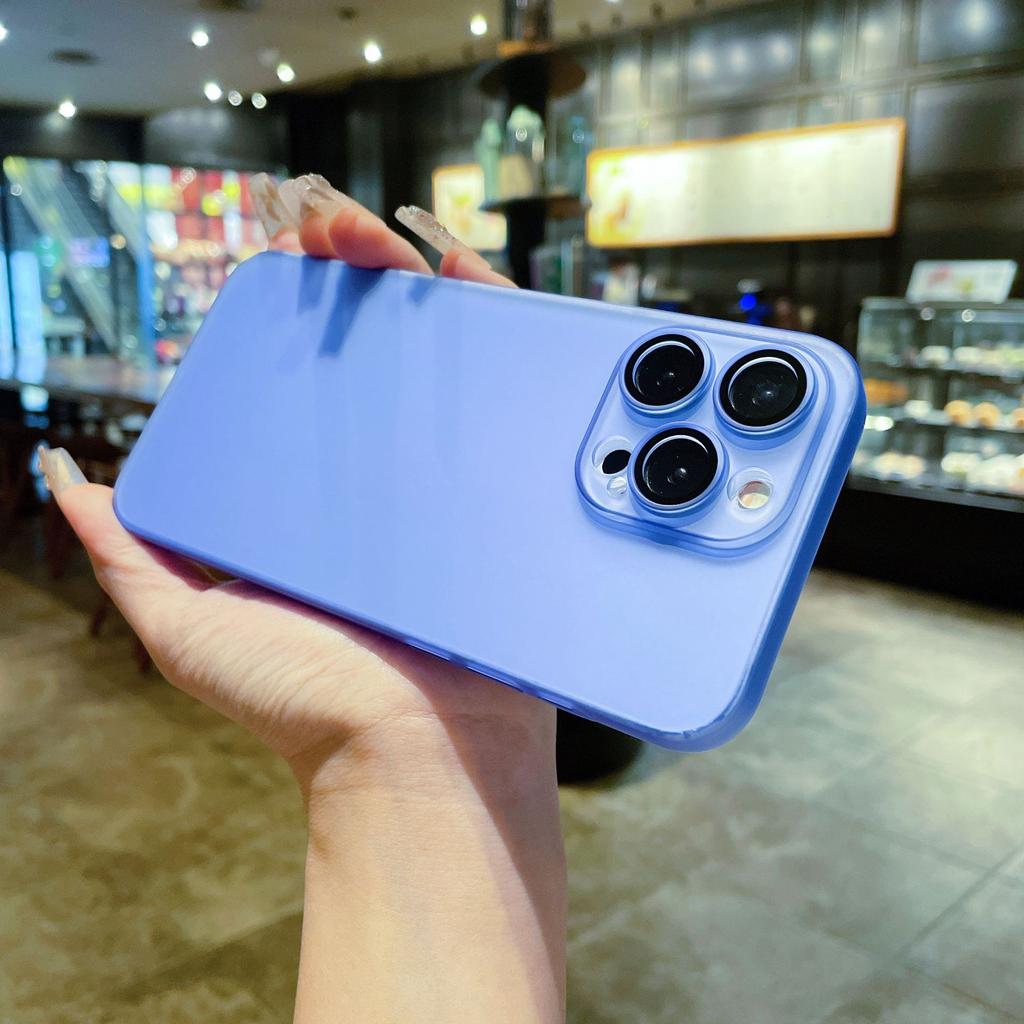 Applicable To Apple 16promax Mobile Phone Case PC Ice Fog Magnetic Absorption IPhone 15Pro Skin Feeling Matte 16e Lens Film