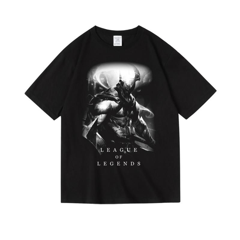 2024 Games LOL League of Legends Men's Printed Women's Cotton Crew Neck Short Sleeve Half Sleeve T-Shirt Men's Women's T-Shirt