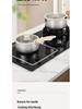 304 Stainless Steel Cookware Set: Non-Stick Maifan Stone Wok, Flat Frying Pan & Stockpot with Removable Handle