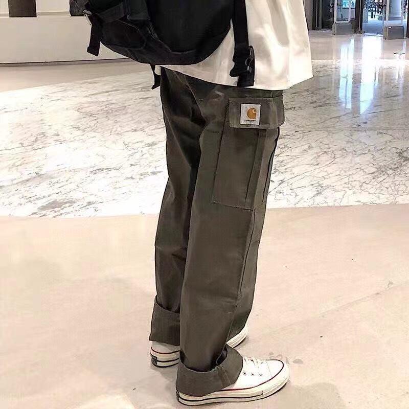 Buy Men Overalls Multi-pocket Trousers 