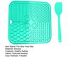 Slow Feeder Lick Mat with Suction Cups Silicone Pet Bowl for Anxiety Relief Digestion BPA-Free Portable Dog Food Puzzle Mat for Wet Food Yogurt Treats