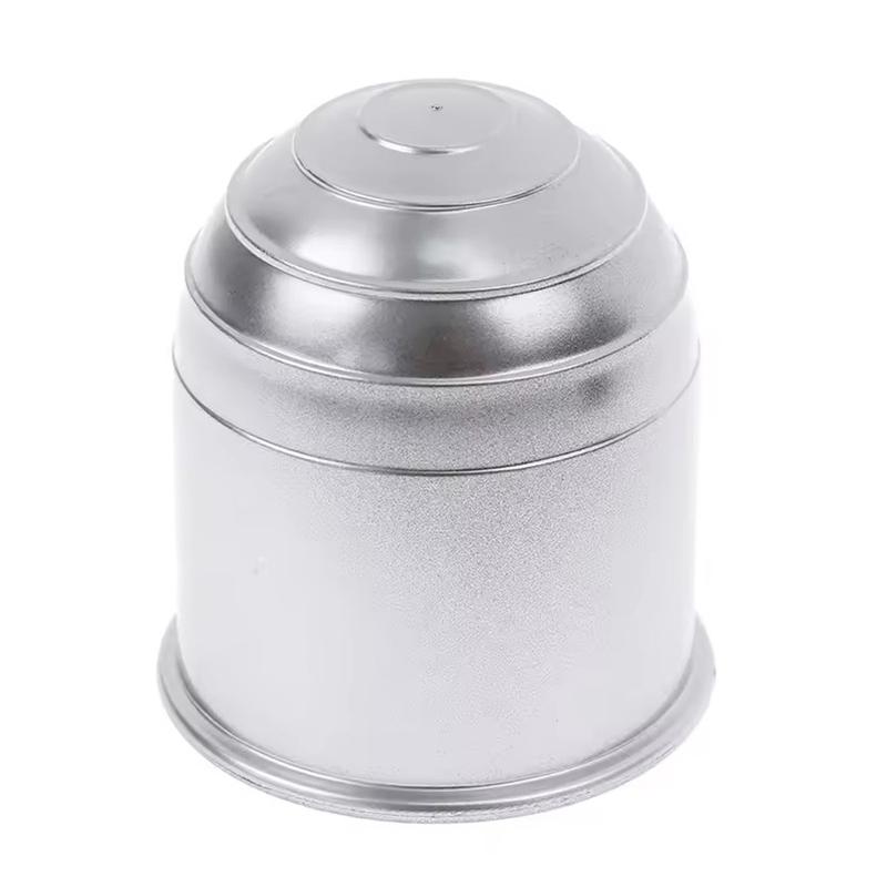 1Pc Black/Silver Trailer Ball Head Protective Cover Car Tow Bar Ball Cover Plastic Truck Hitch Trailer Protector Cap Car Parts