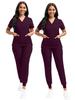 Unisex Multicolored Scrub Set for Nurses - Women's and Men's Medical Workwear