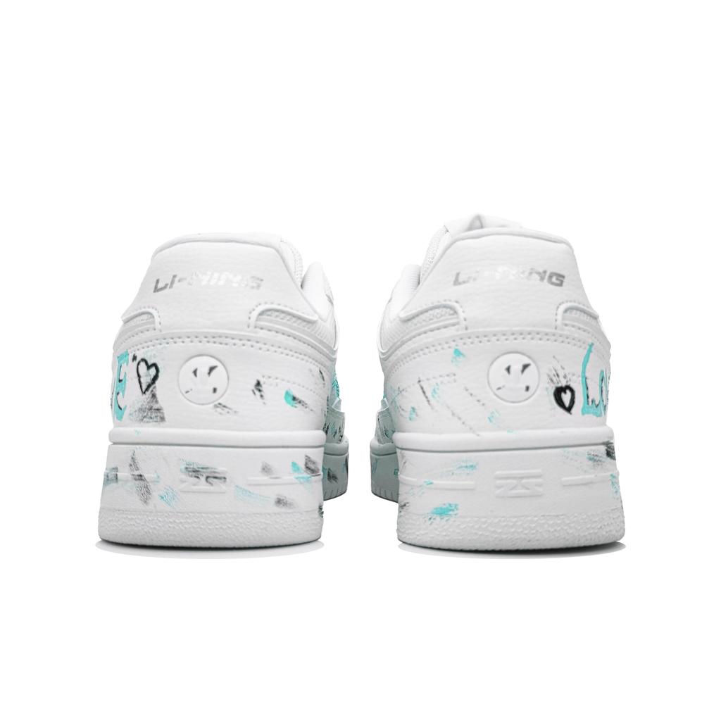 Li Ning Tianji Slip Resistant Abrasion Resistant Slip Resistant Abrasion Resistant Low top Skateboard Shoes Women's AGCU096-5(Team400-)