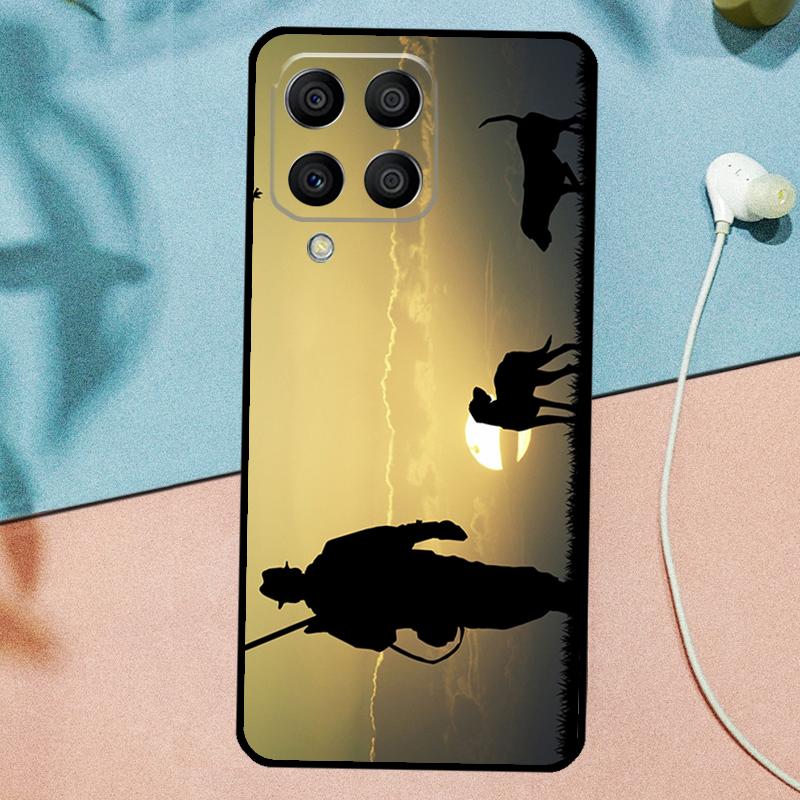 Hunter Man Fishing Dog For Samsung Galaxy M53 M33 M11 M21 M31 M12 M13 M14 M15 M35 M34 M54 M32 M52 M06 M16 M55 Case