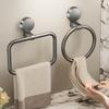 No Need To Drill Suction Cup Towel Holder Wall Hanging Hand Towel Ring Bathroom Towel Ring Kitchen