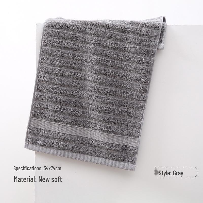 Thickened Pure Cotton Bath Towel – Soft, Absorbent, Ideal for Adults, Couples, Home or Beach.