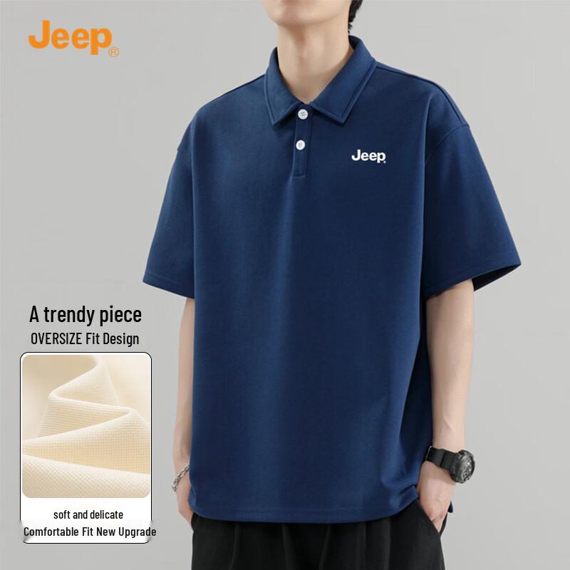 

JEEP Men s Casual Short Sleeve Polo Shirt 2XL