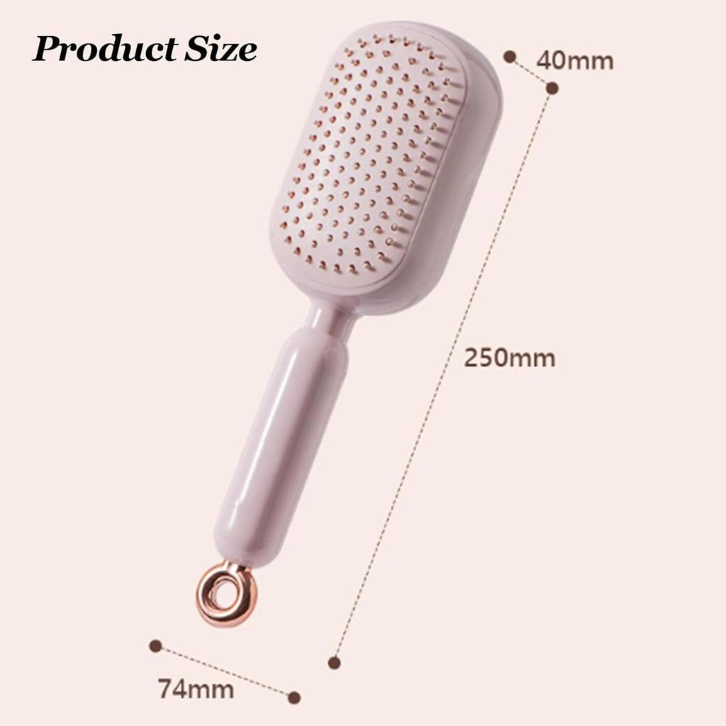 Damen Airbag Flauschiger Schädel Top Erweiterbarer Luftkissenkamm Einziehbarer Kissen Haarbürste Entwirrender Kopfhautmassagekamm