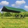 Extra Large Camping Awning Tent, Outdoor Waterproof, Rainproof, Fishing Sunshade, UV Protection, Beach Sunshade (Green, 3*3m)