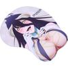 Overlord Albedo 3D Anime Mouse Pads with Wrist Rest Gaming Mousepads 2Way Skin (Overlord)